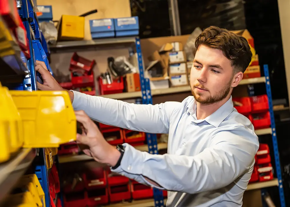Approved Used Parts Department member