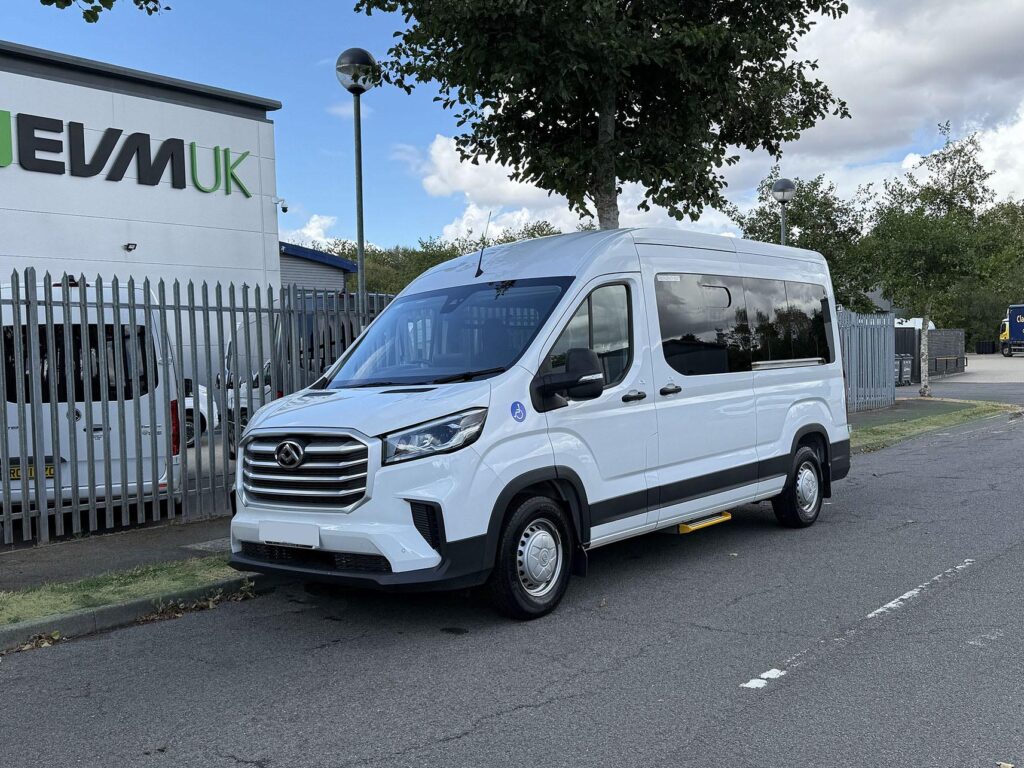 EVM UK New Limited Edition Stock: Maxus 9 Deliver 8 Seater Minibus For Sale WAV